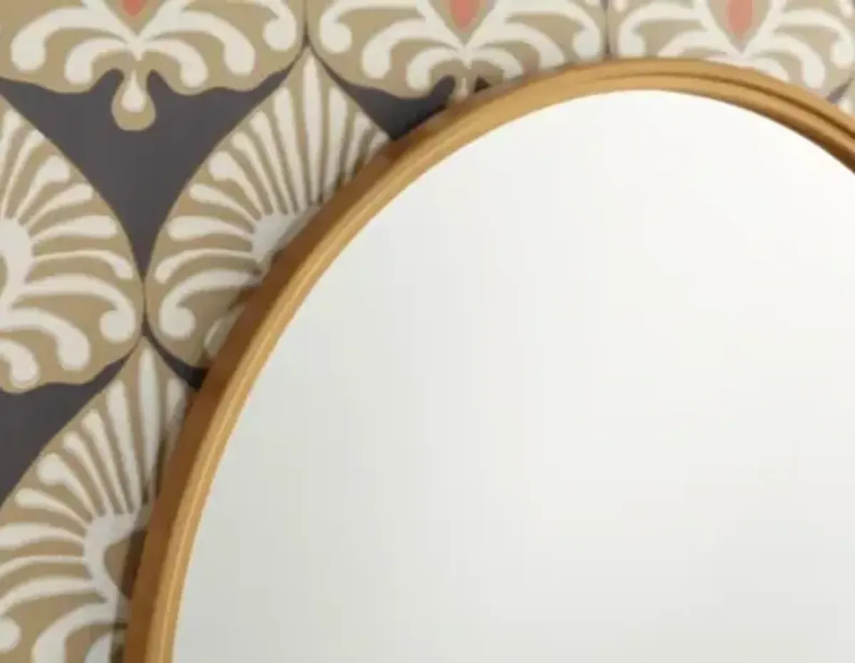 Brocky Accent Mirror, Gold