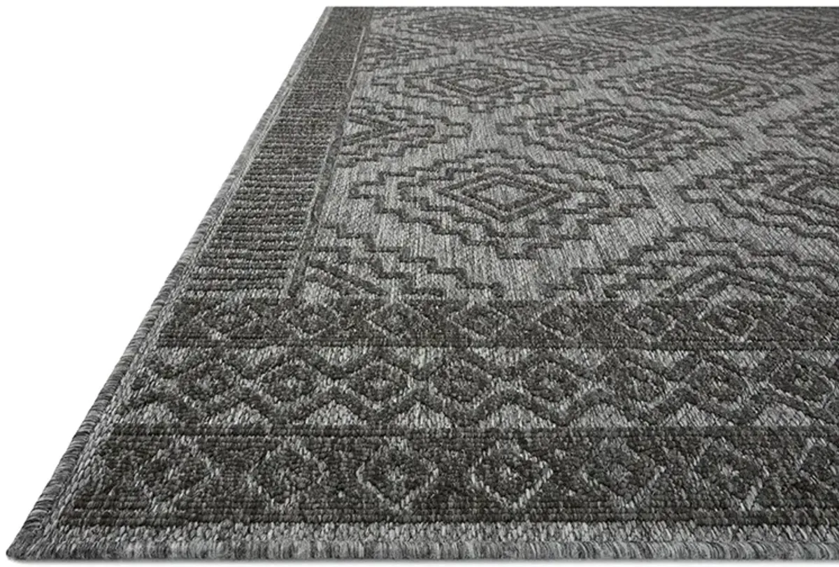 Rainier RAI06 Grey/Charcoal 7'10" x 10'10" Rug