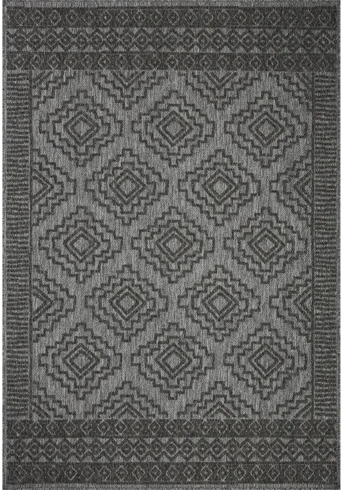 Rainier RAI06 Grey/Charcoal 7'10" x 10'10" Rug