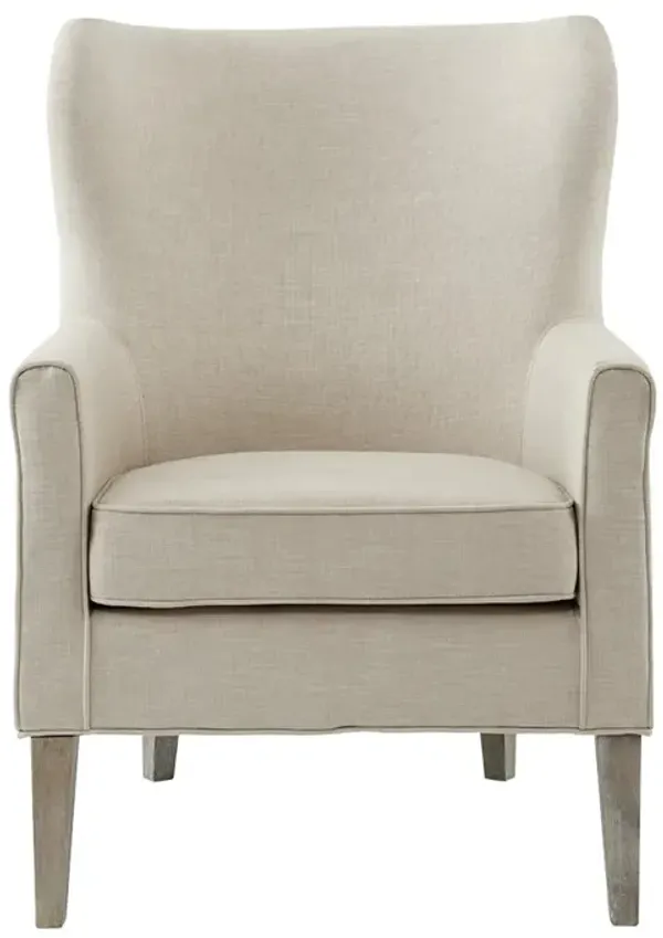 Gracie Mills Debbie Transitional Upholstered Wingback Chair