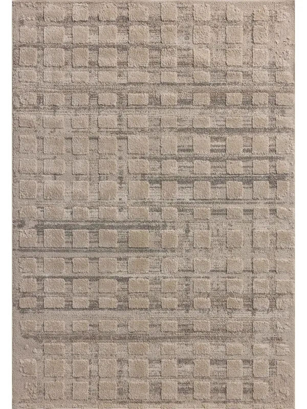 Monty  Pebble/Beige 4'x6' Rug