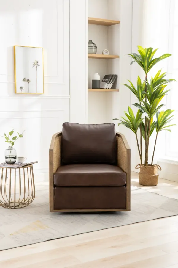 Streamdale Swivel Barrel Accent Chair, 360