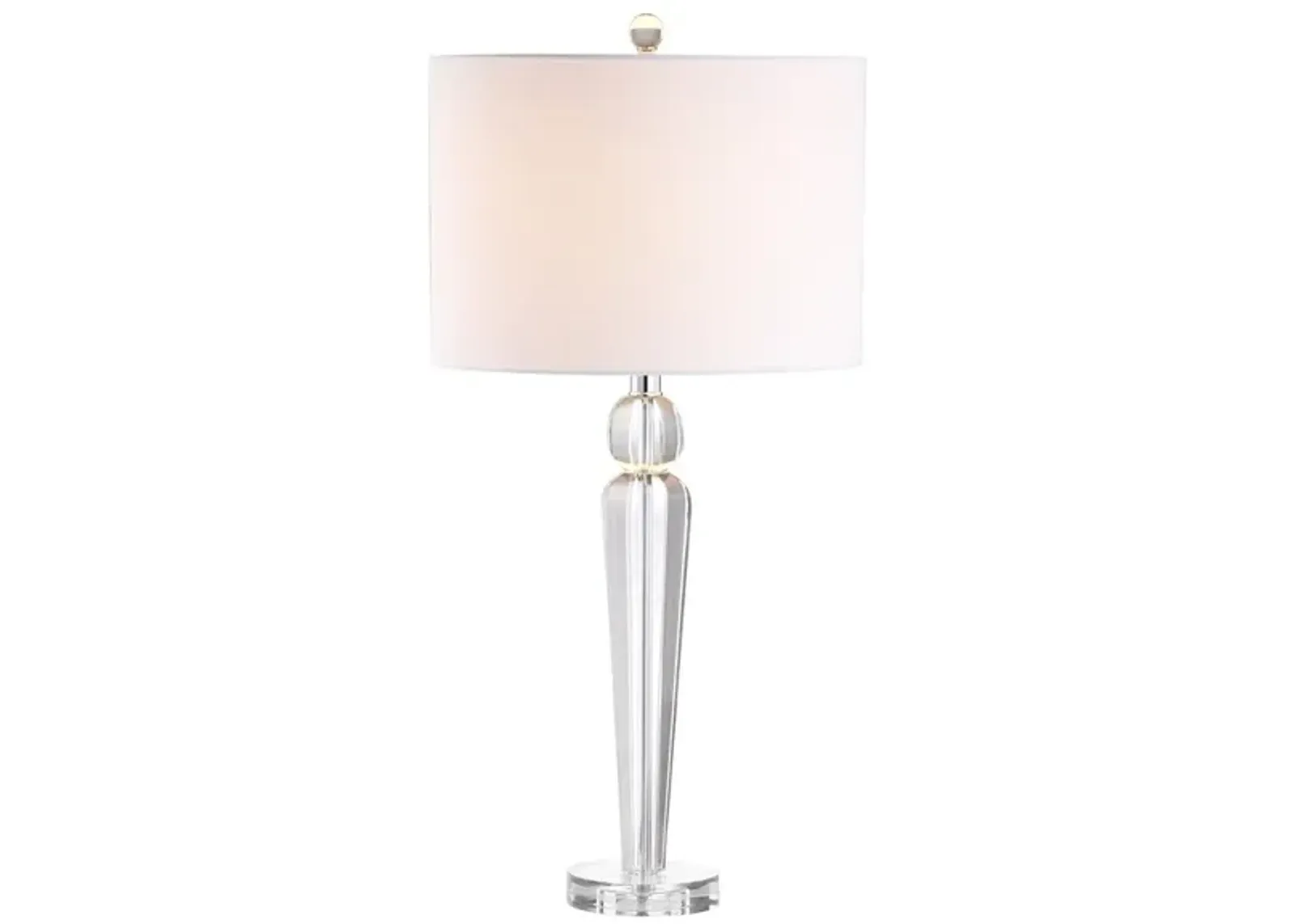 Elizabeth 28.5" Crystal LED Table Lamp, Clear