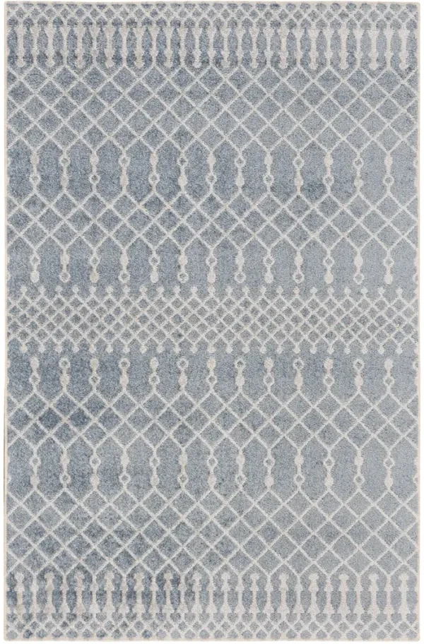 Astra Machine Washable ASW10 Blue 3'3" x 5' Rug