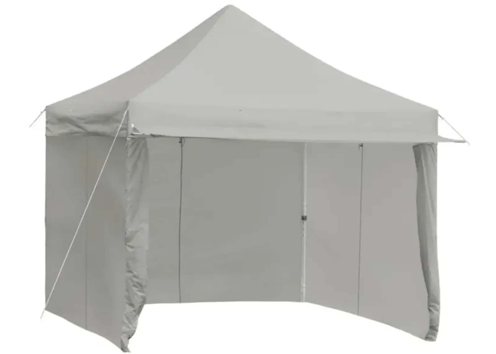 Hivvago 10 x 10 Feet Pop up Gazebo with 4 Height and Adjust Folding Awning