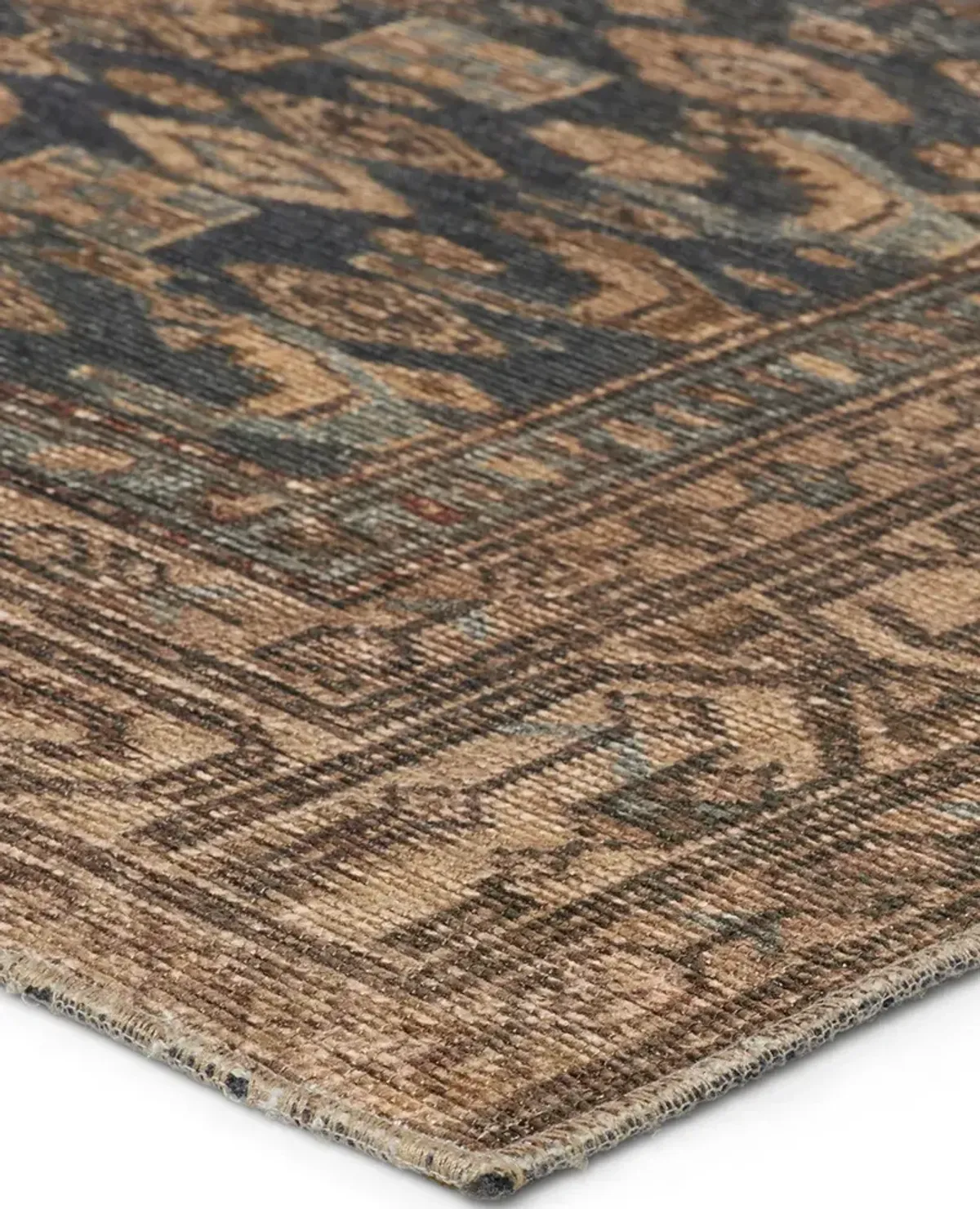 Canteena Reeves Brown 3'1" x 12' Runner Rug