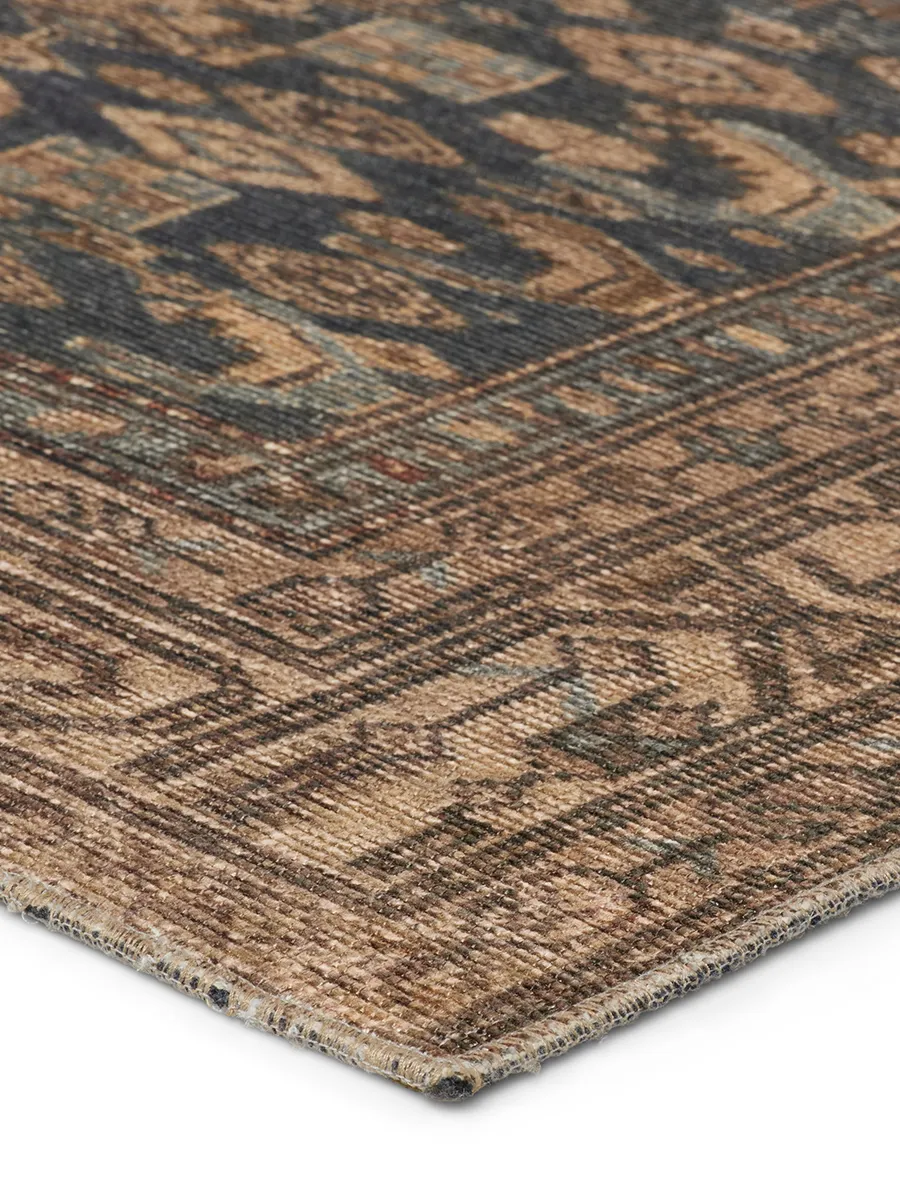 Canteena Reeves Brown 3'1" x 12' Runner Rug