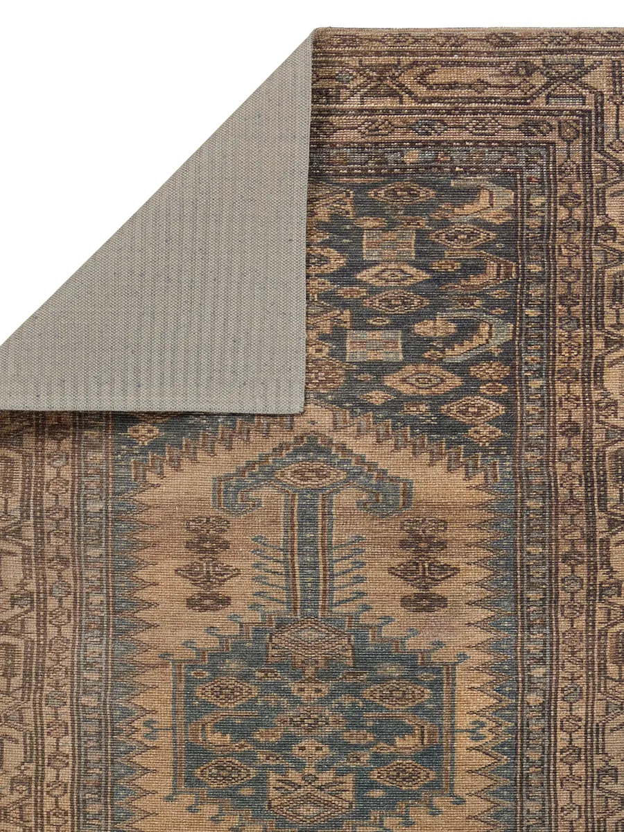 Canteena Reeves Brown 3'1" x 12' Runner Rug