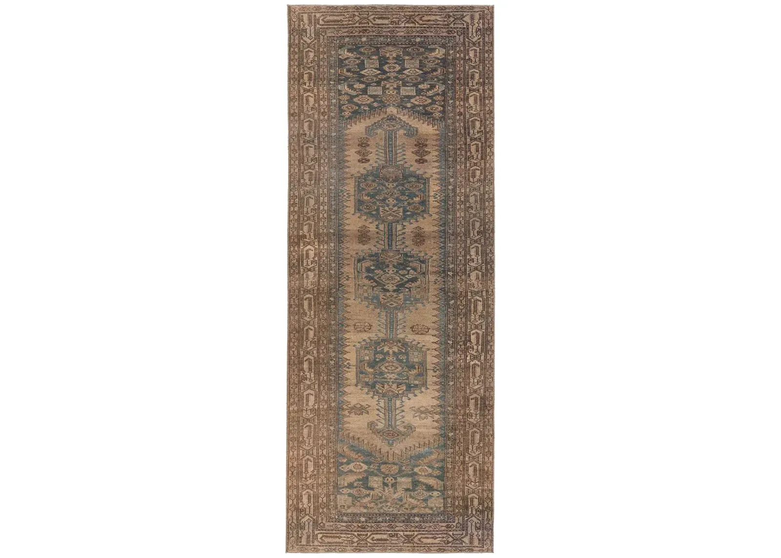 Canteena Reeves Brown 3'1" x 12' Runner Rug