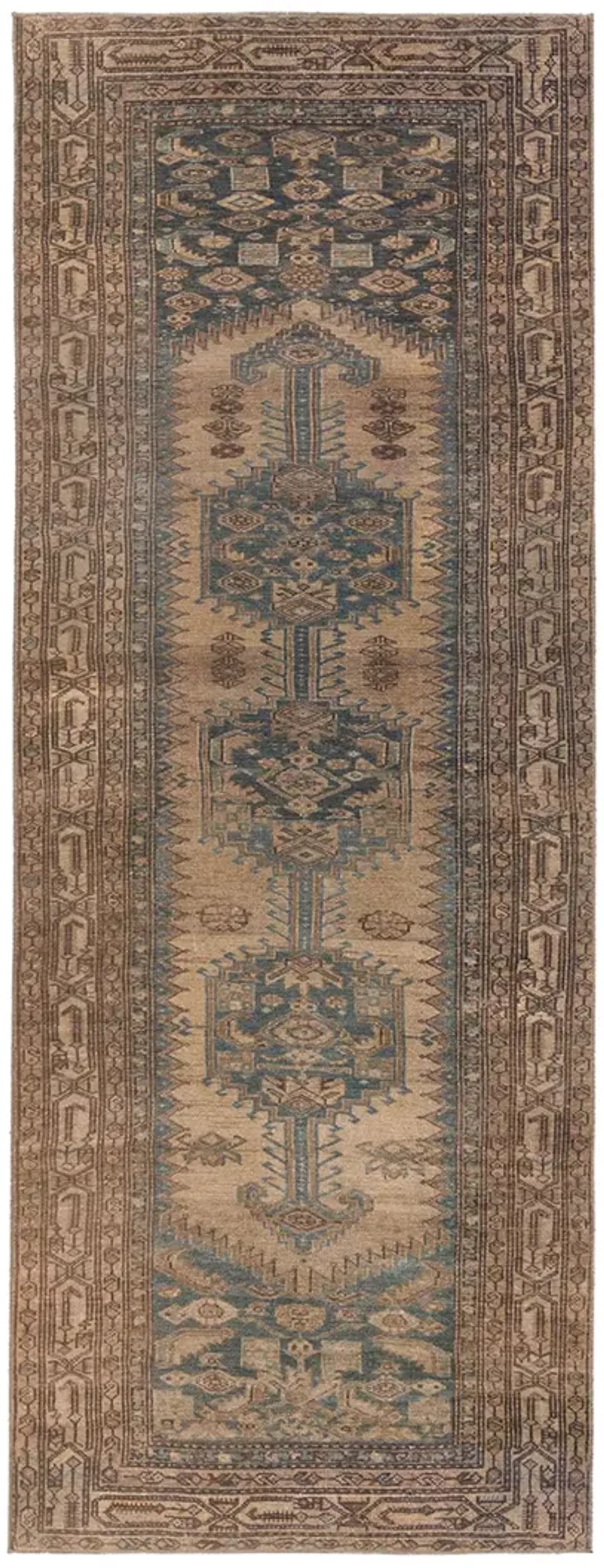 Canteena Reeves Brown 3'1" x 12' Runner Rug