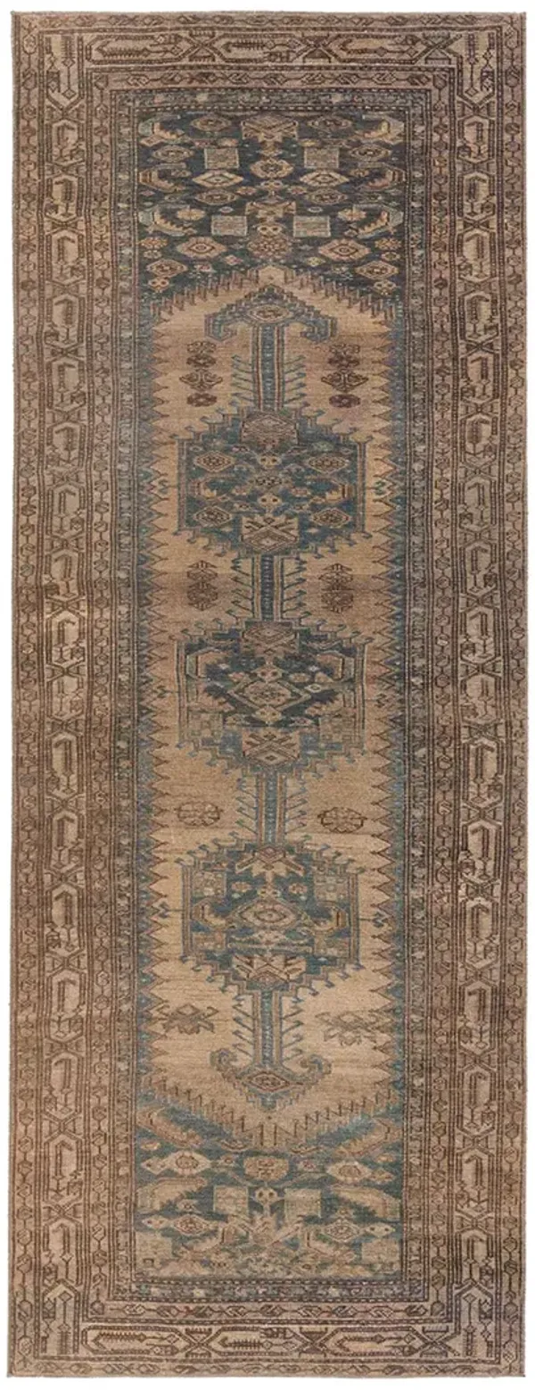 Canteena Reeves Brown 3'1" x 12' Runner Rug