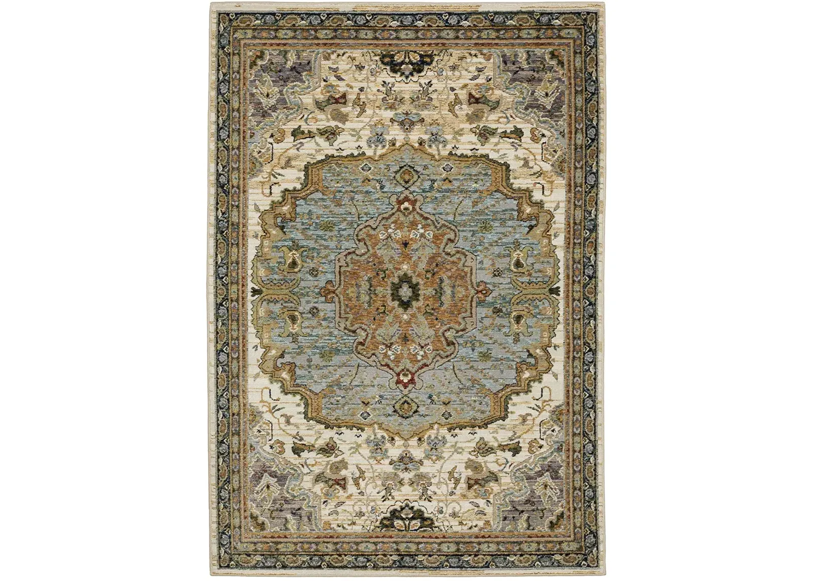 Andorra 8'6" x 11'7" Ivory Rug