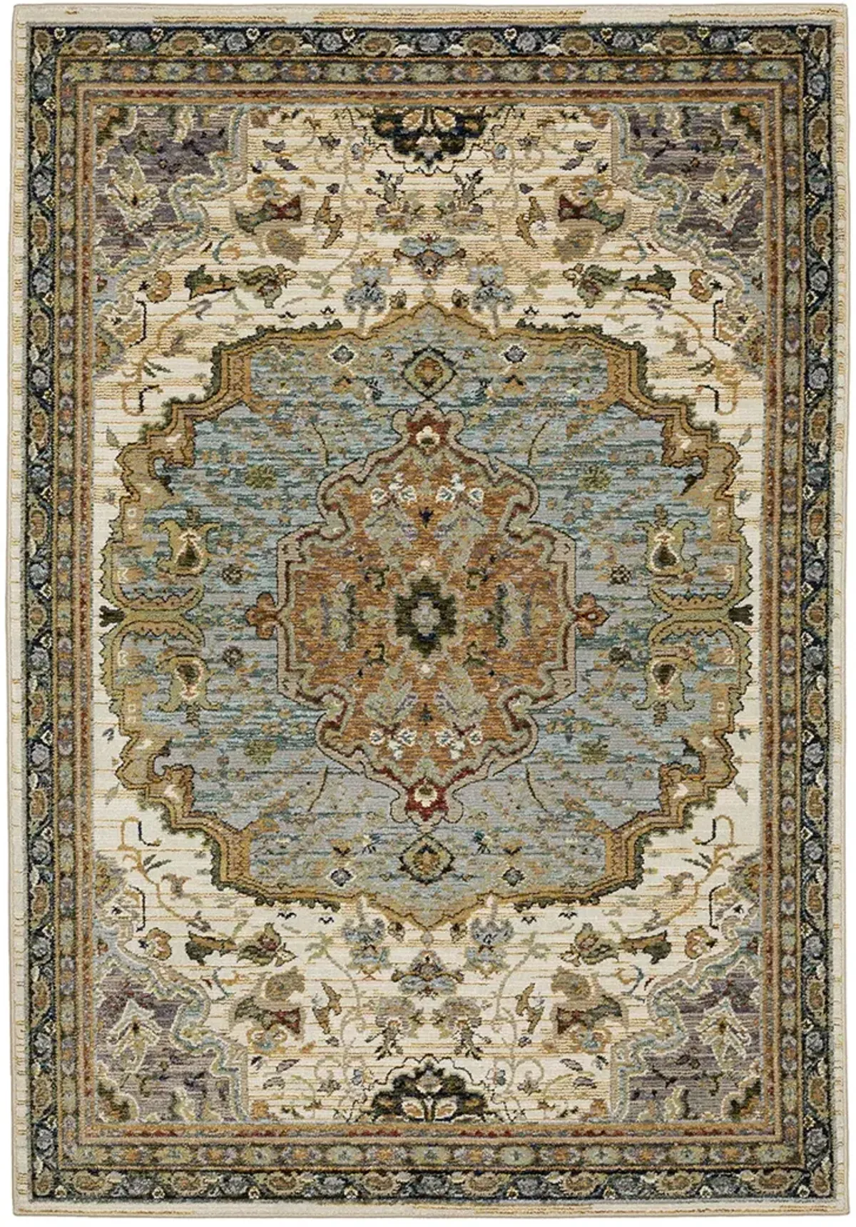 Andorra 8'6" x 11'7" Ivory Rug