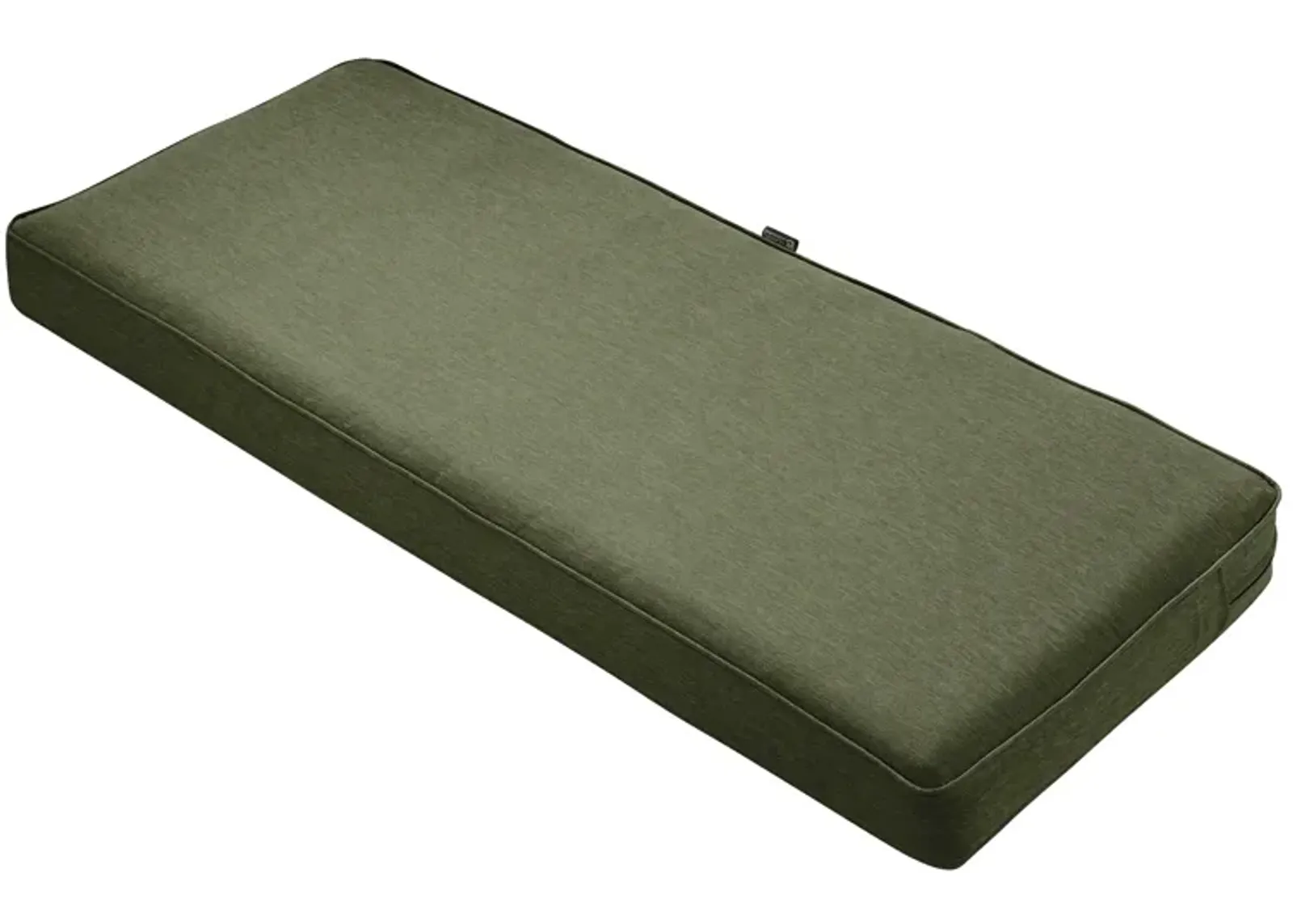 Classic Accessories Montlake FadeSafe Water-Resistant 42 x 18 x 3 Inch Outdoor Bench Cushion, Heather Fern Green, Outdoor Bench, Bench Cushions, Outdoor Cushions