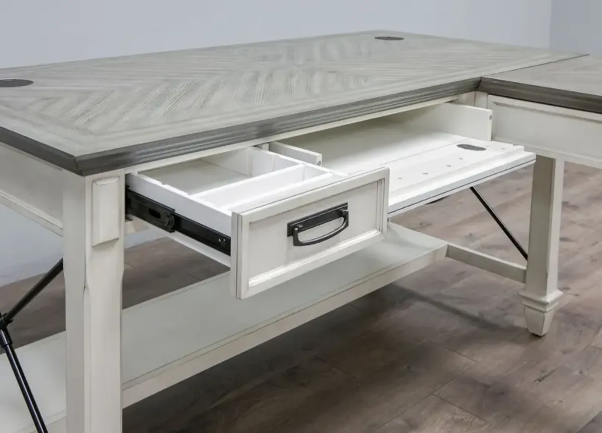 Open L-Desk and Return