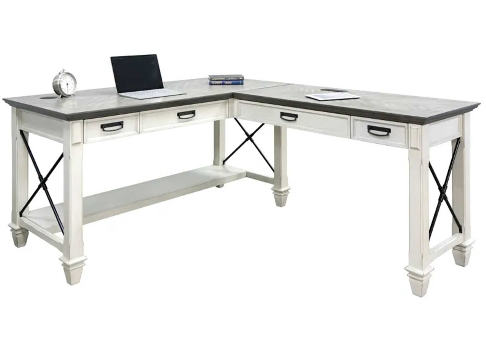 Open L-Desk and Return