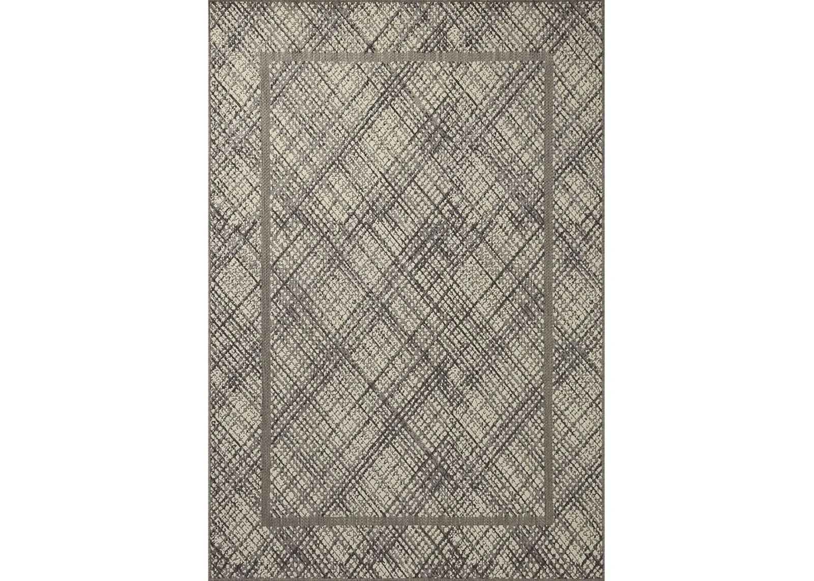 Rainier RAI10 Ivory/Charcoal 7'10" x 10'10" Rug