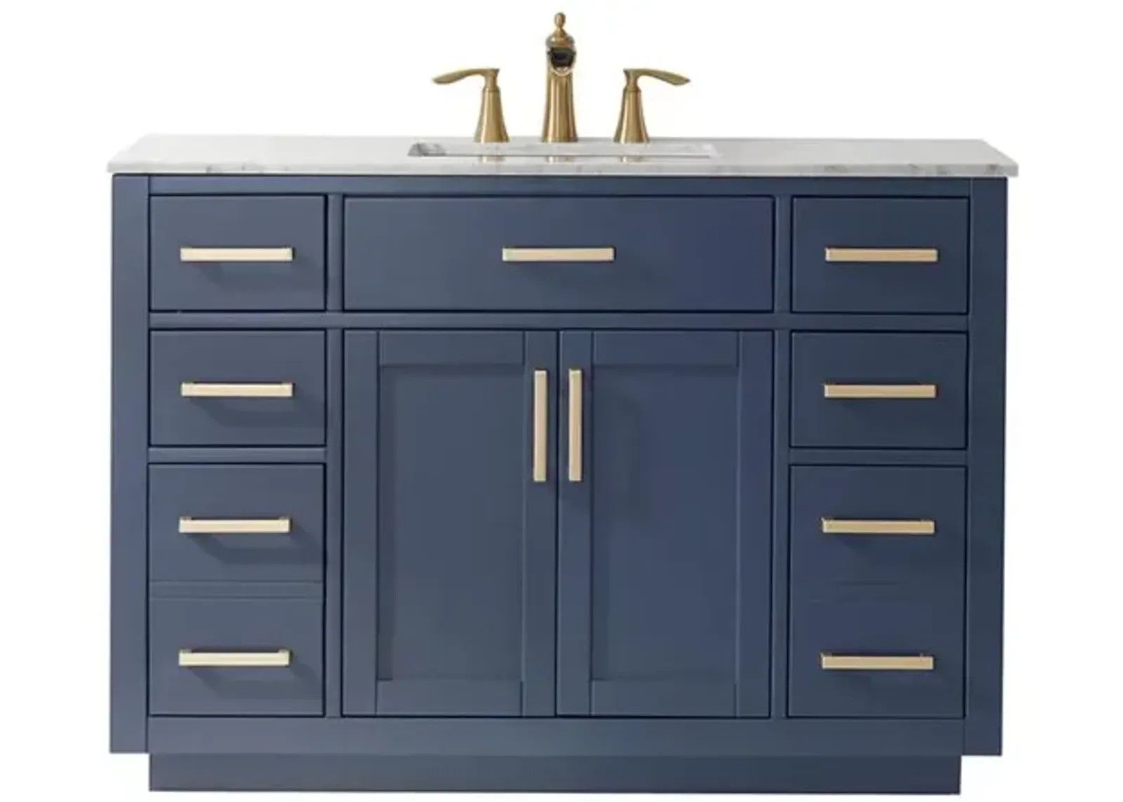 Altair 48 Single Bathroom Vanity Set in Royal Blue without Mirror