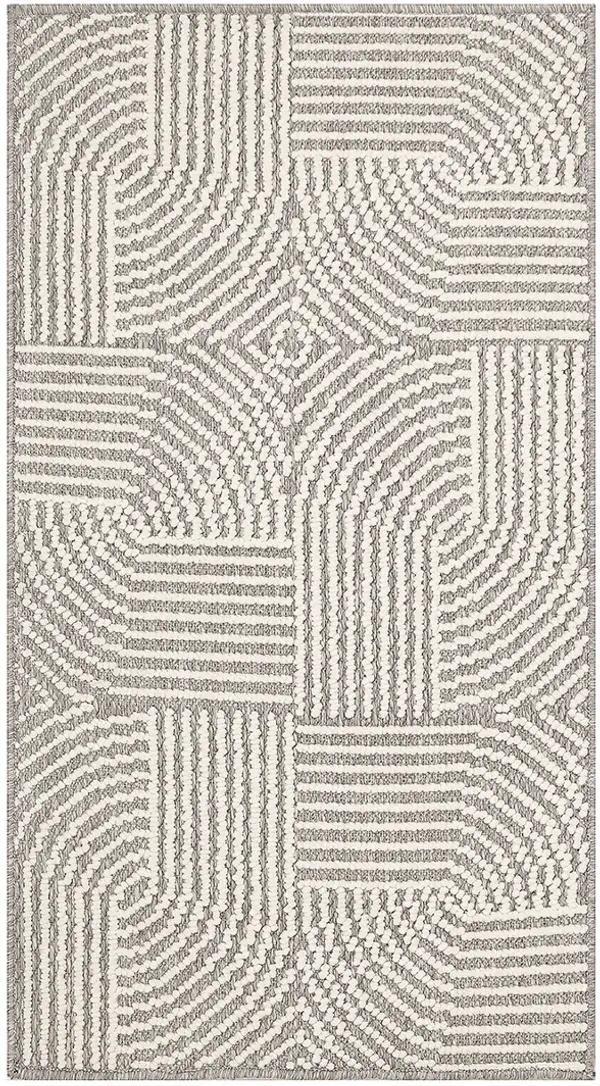 Natural Texture NTX02 Gray/Ivory 2'2" x 3'9" Rug