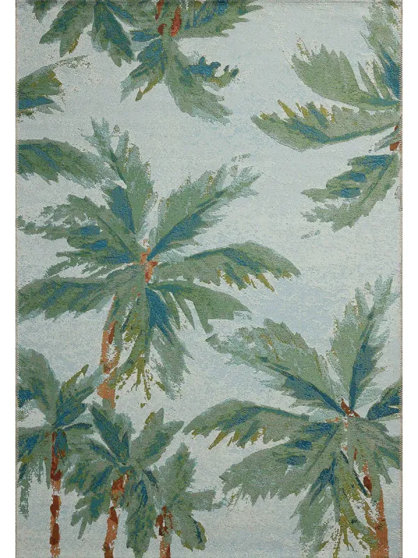 Botanical Sky/Green 6'7"x9'4" Rug
