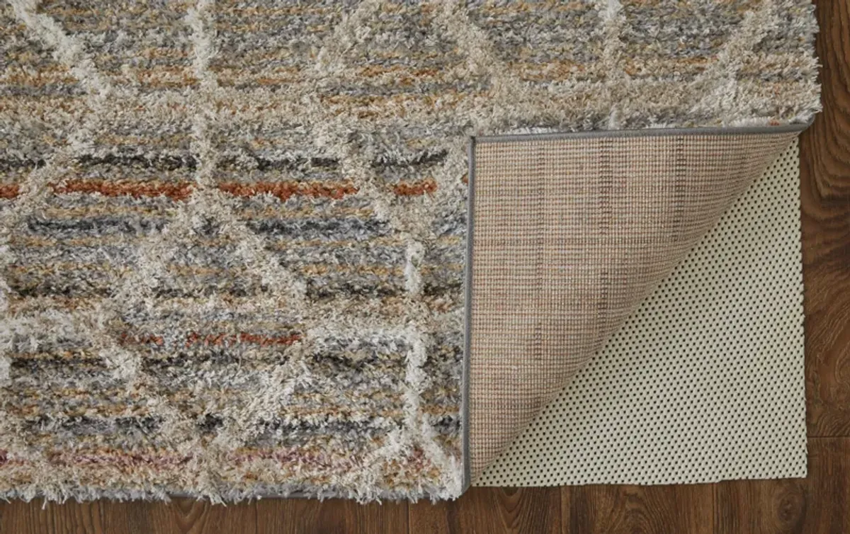 Mynka 39ICF Tan/Taupe/Ivory 2' x 3' Rug