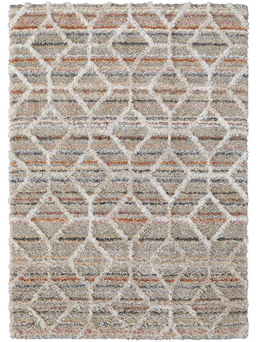 Mynka 39ICF Tan/Taupe/Ivory 2' x 3' Rug