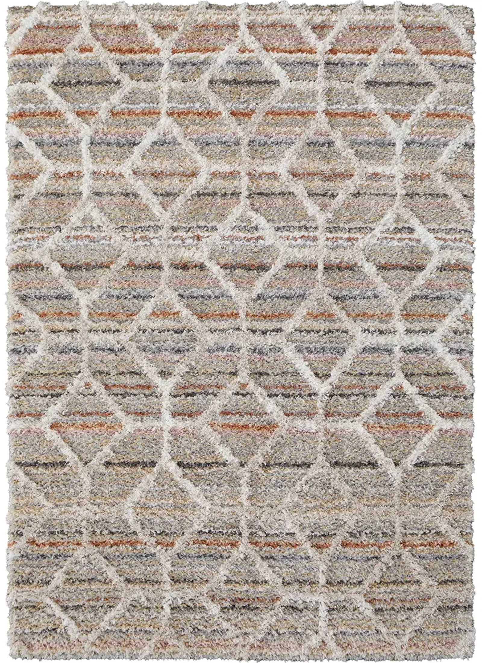 Mynka 39ICF Tan/Taupe/Ivory 2' x 3' Rug