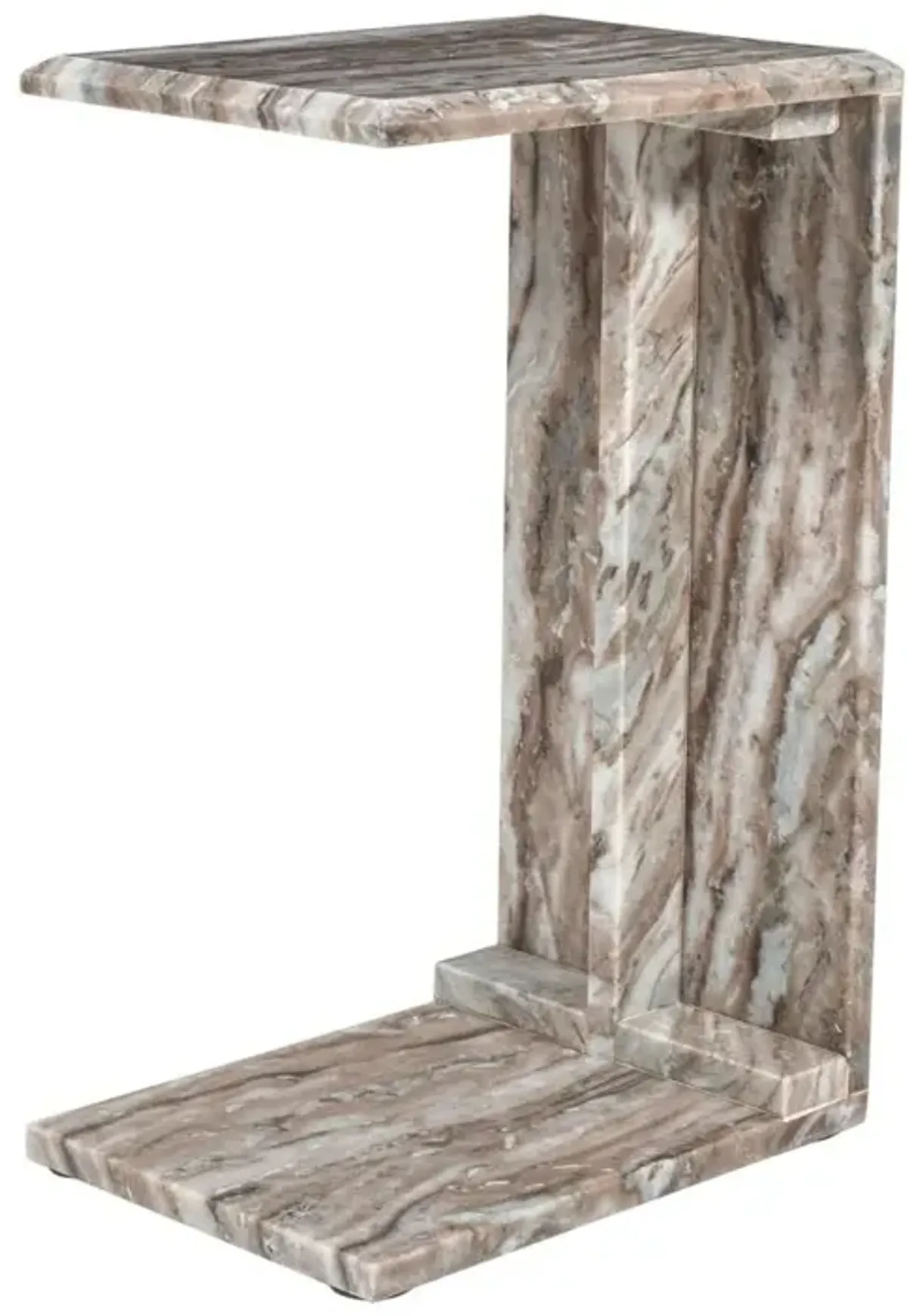 Jofran Bella Modern Luxury Solid Marble End C-Table