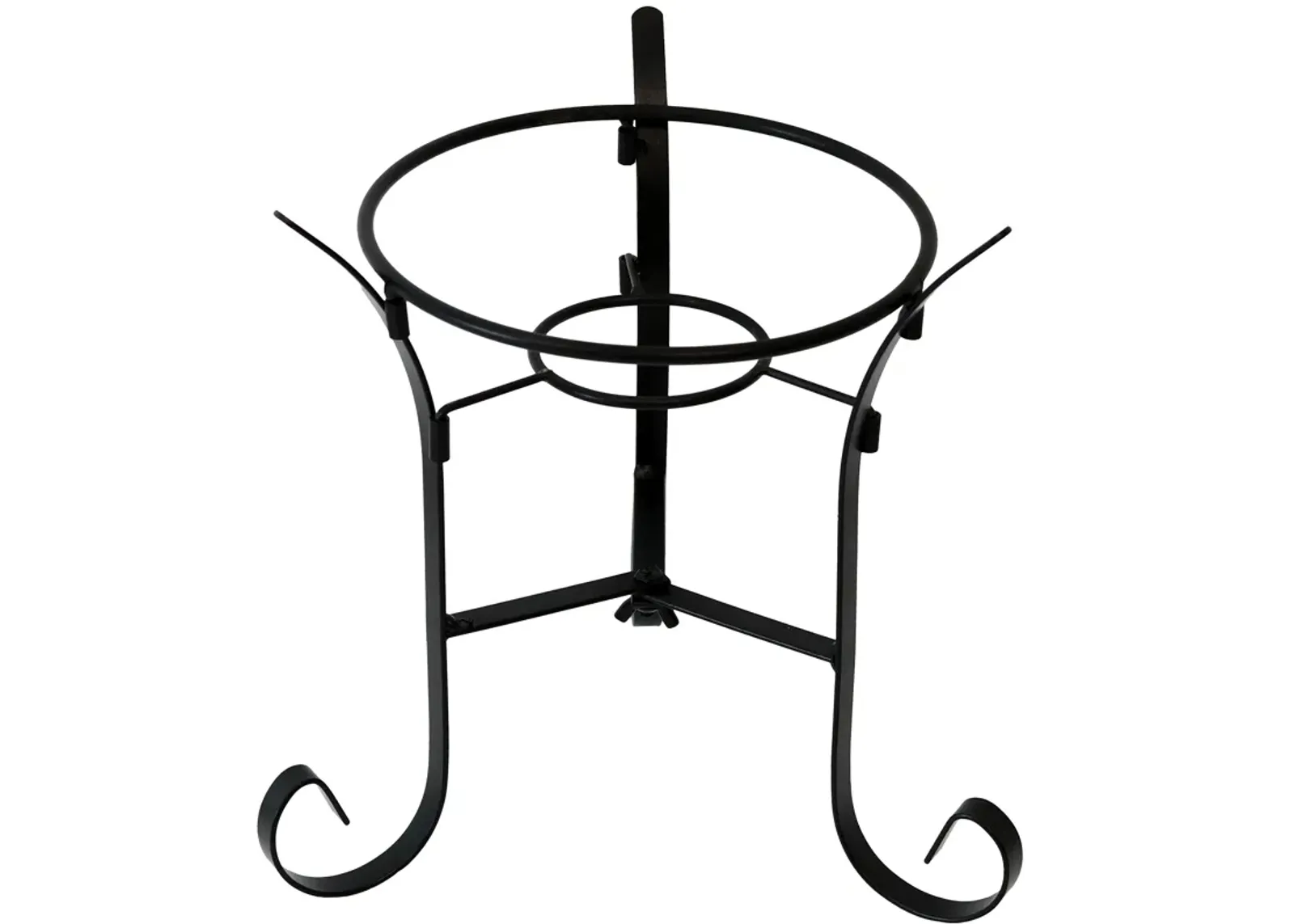 Sunnydaze Traditional Style Steel Outdoor Gazing Globe Stand - Black