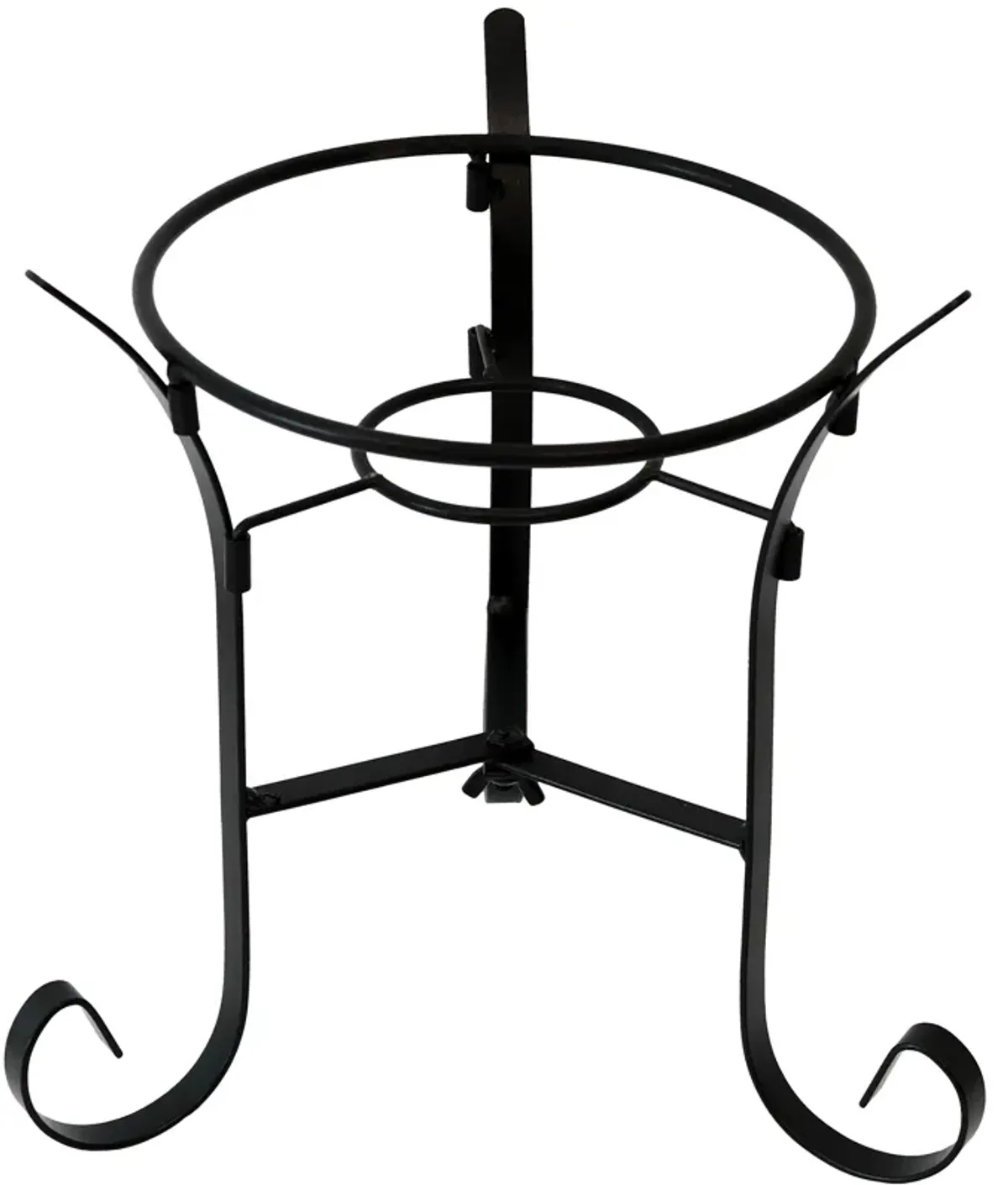 Sunnydaze Traditional Style Steel Outdoor Gazing Globe Stand - Black