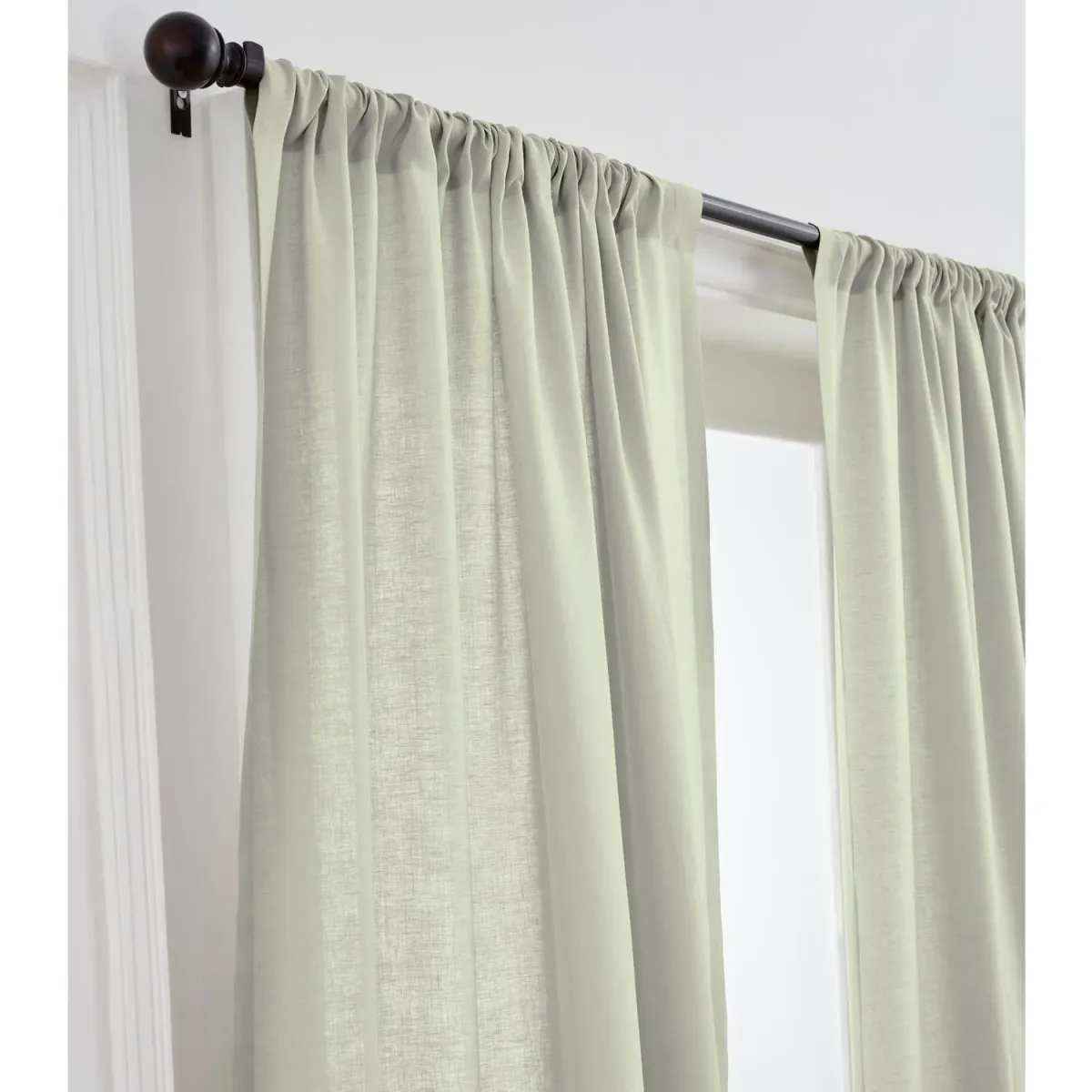 Solino Home 100% Pure Linen Curtain | Linen for Thanksgiving, Christmas