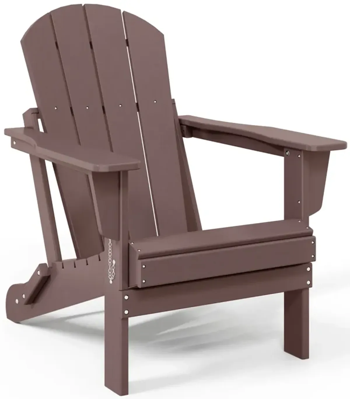 WestinTrends Westintrends 2 piece set outdoor folding Poly Adirondack chair