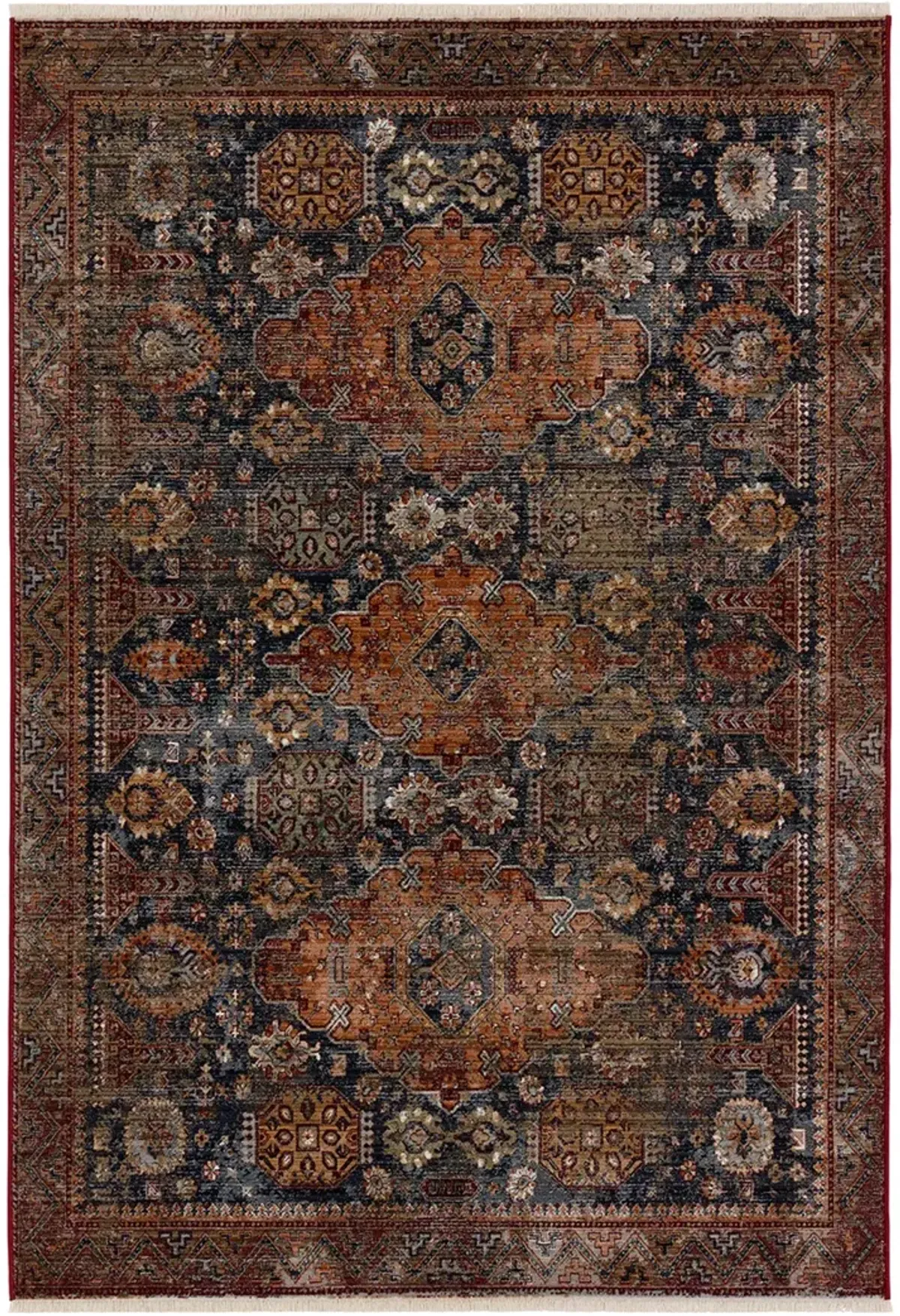 Zefira Razia Blue 5' x 8' Rug