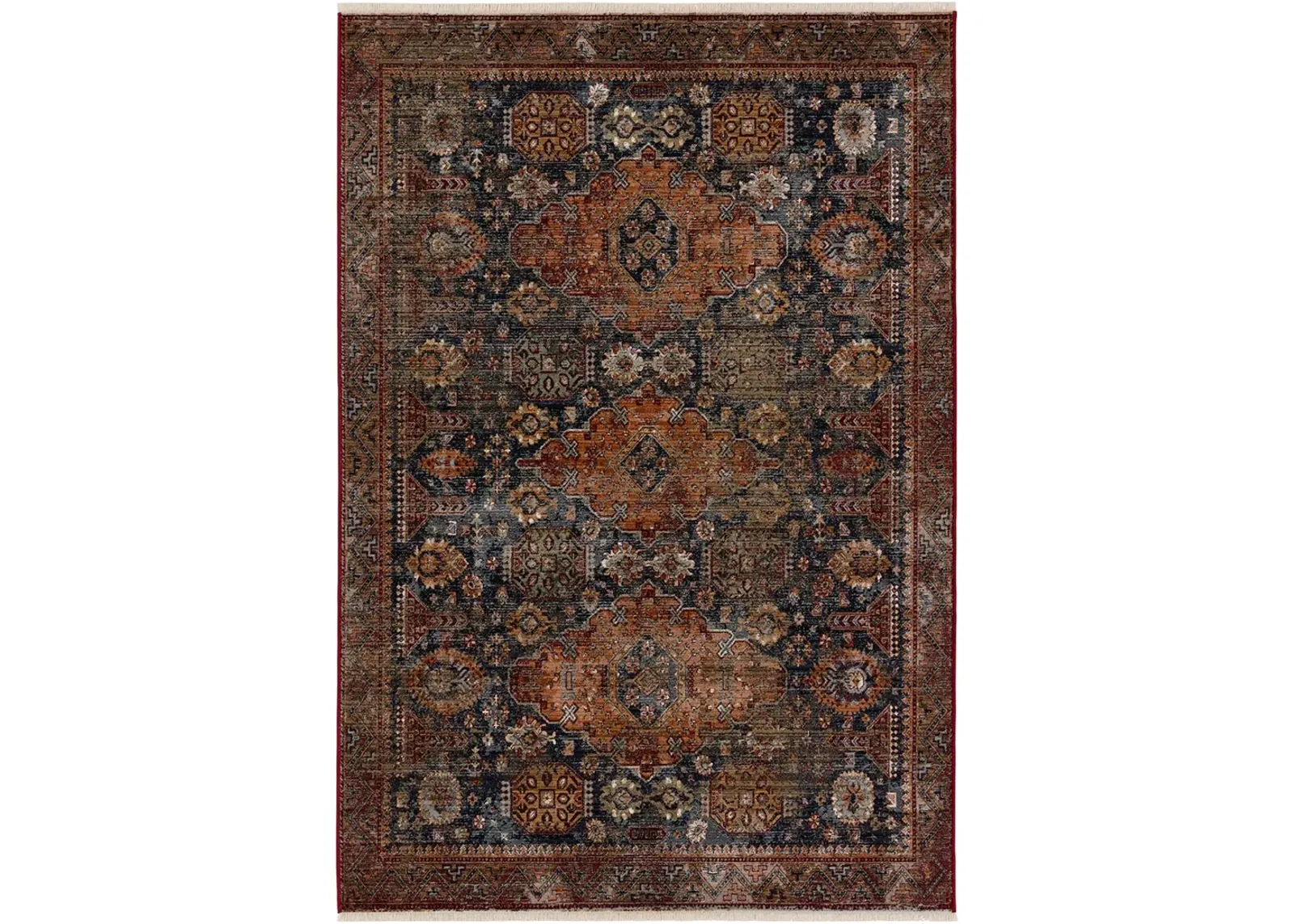 Zefira Razia Blue 5' x 8' Rug