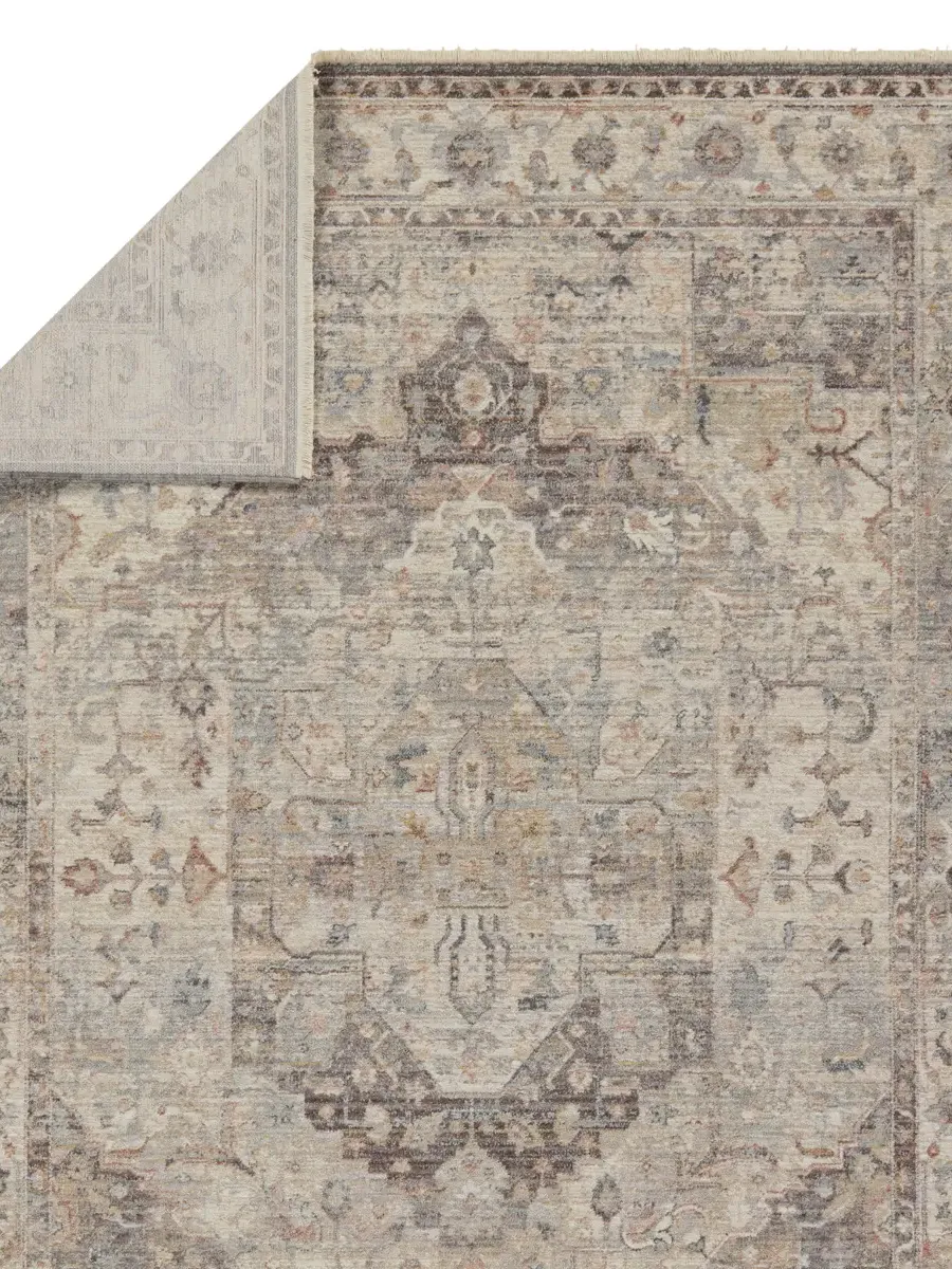 Terra Starling Tan/Taupe 3' x 12' Runner Rug