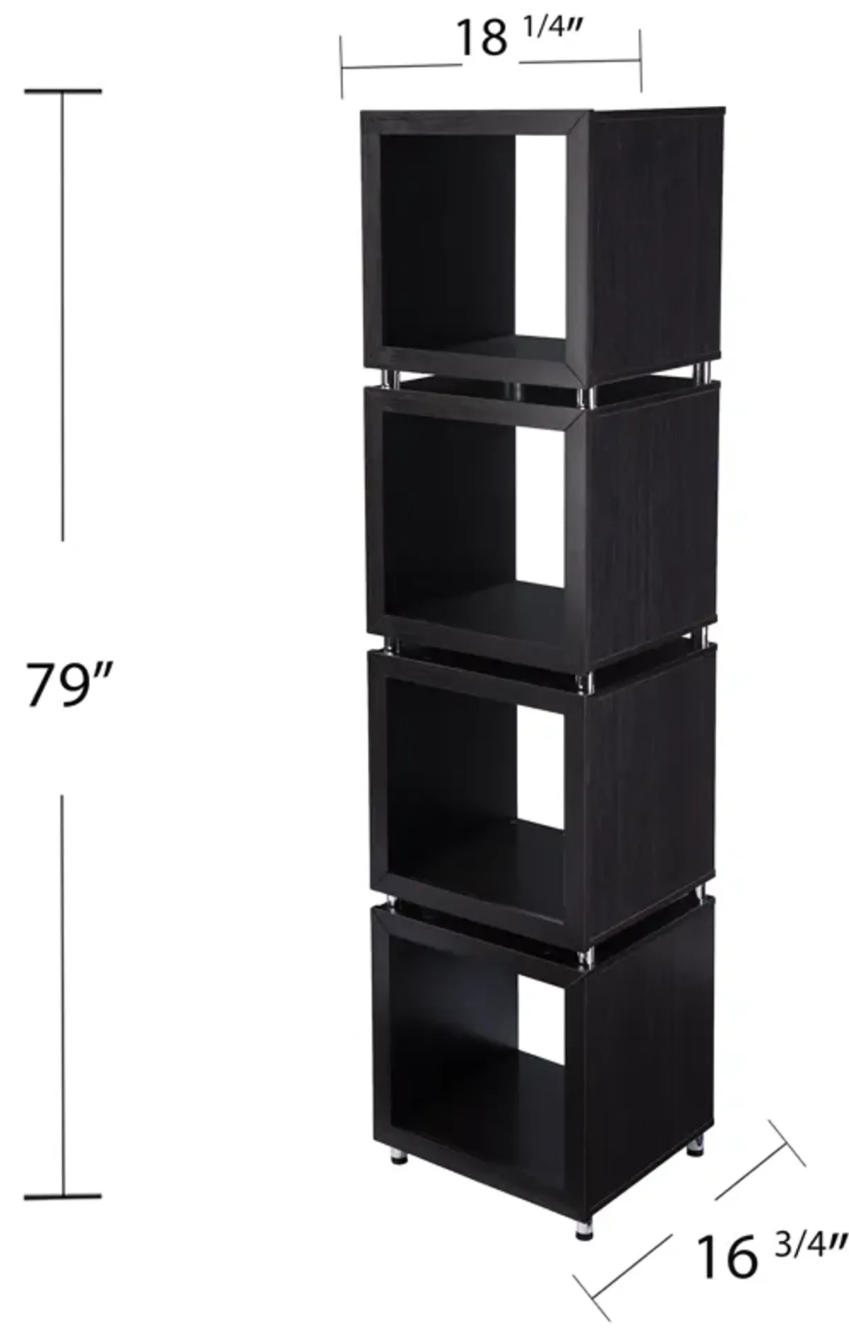 Portgren 4-Tier Bookshelf