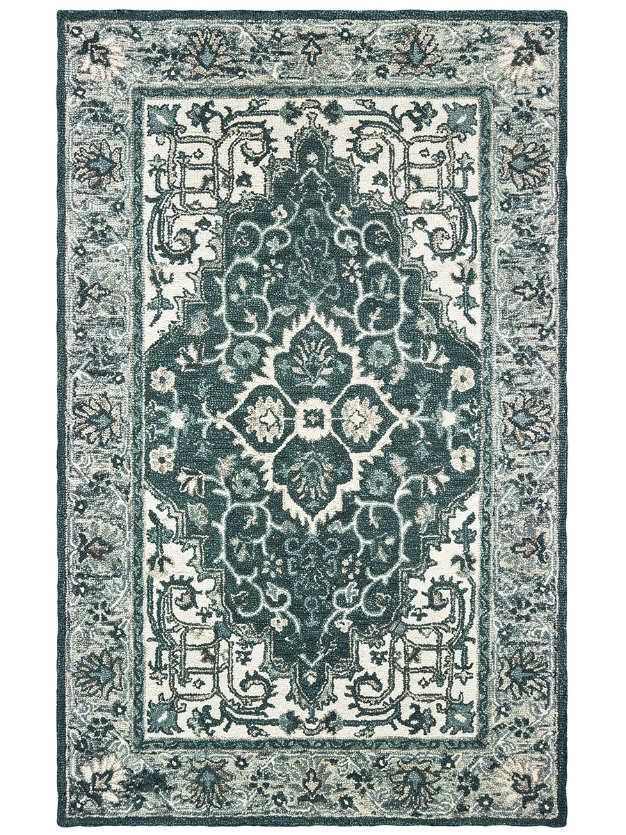 Zahra 10' x 13' Grey Rug