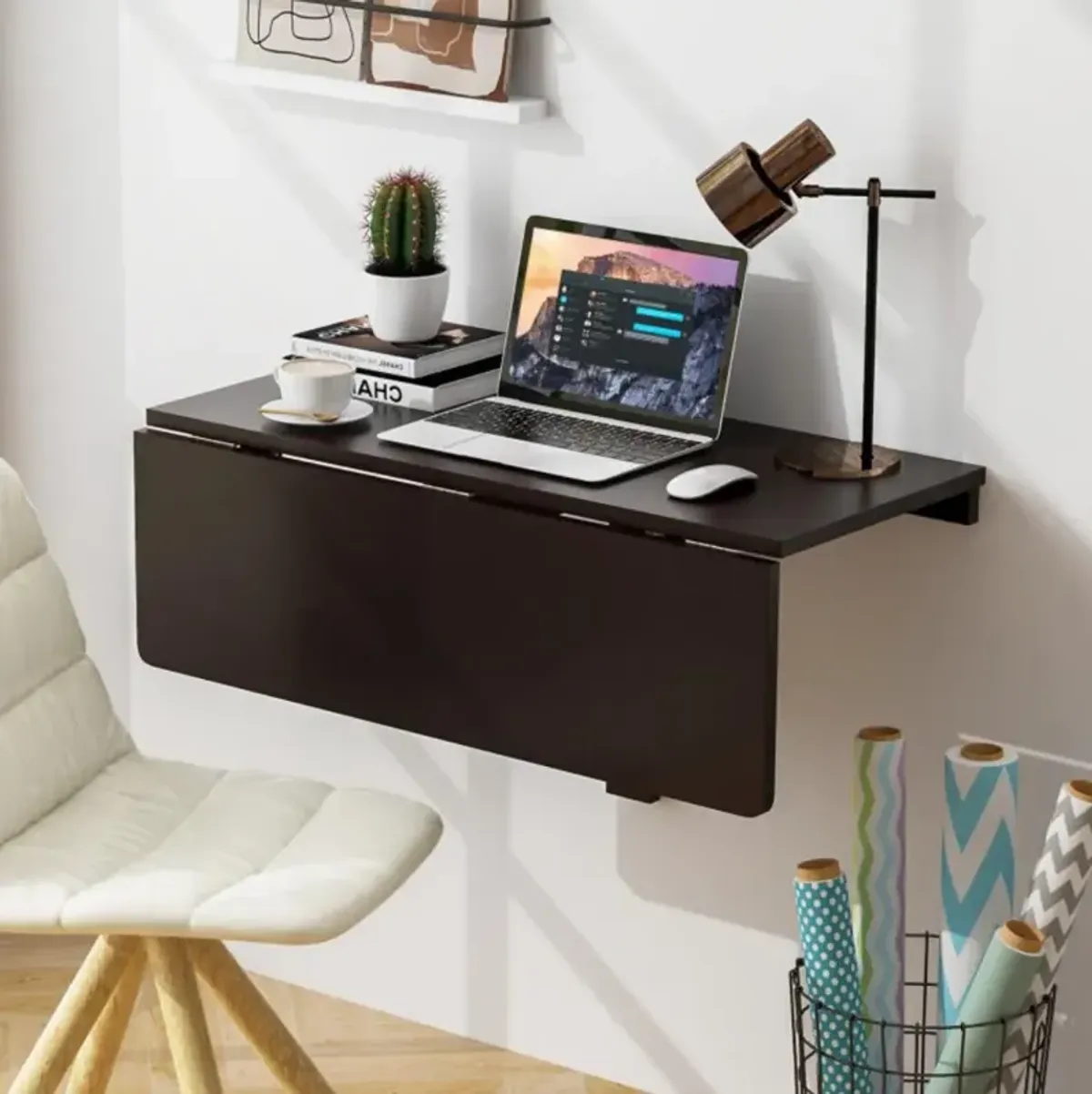 Wall Mounted Folding Table for Small Spaces