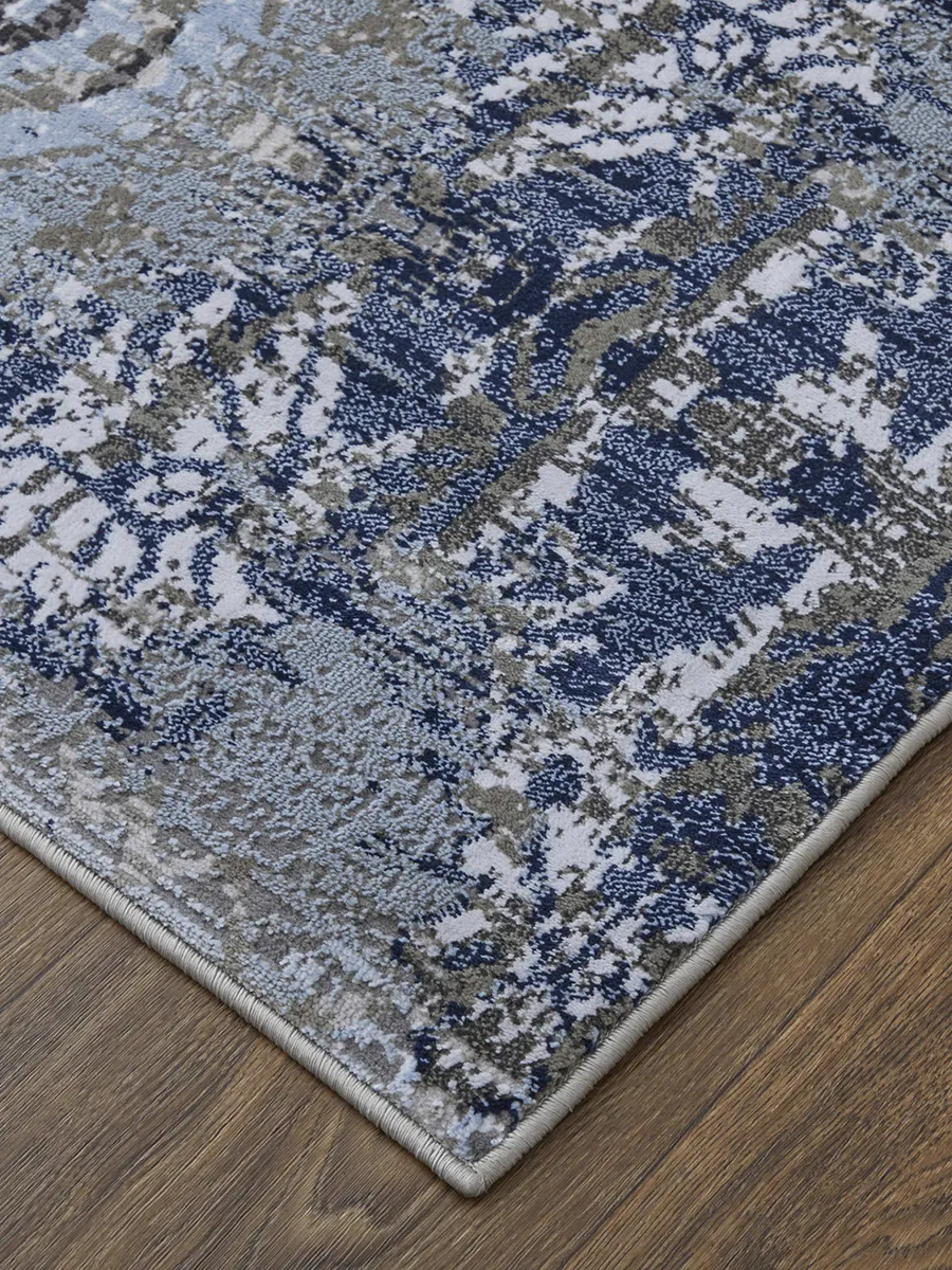 Gaspar 3834F Blue/Gray/Taupe 2'10" x 8' Rug