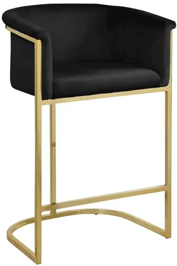 Meridian Furniture Donatella Velvet Stool