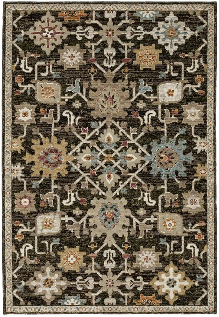 Andorra 2'3" x 8' Brown Rug