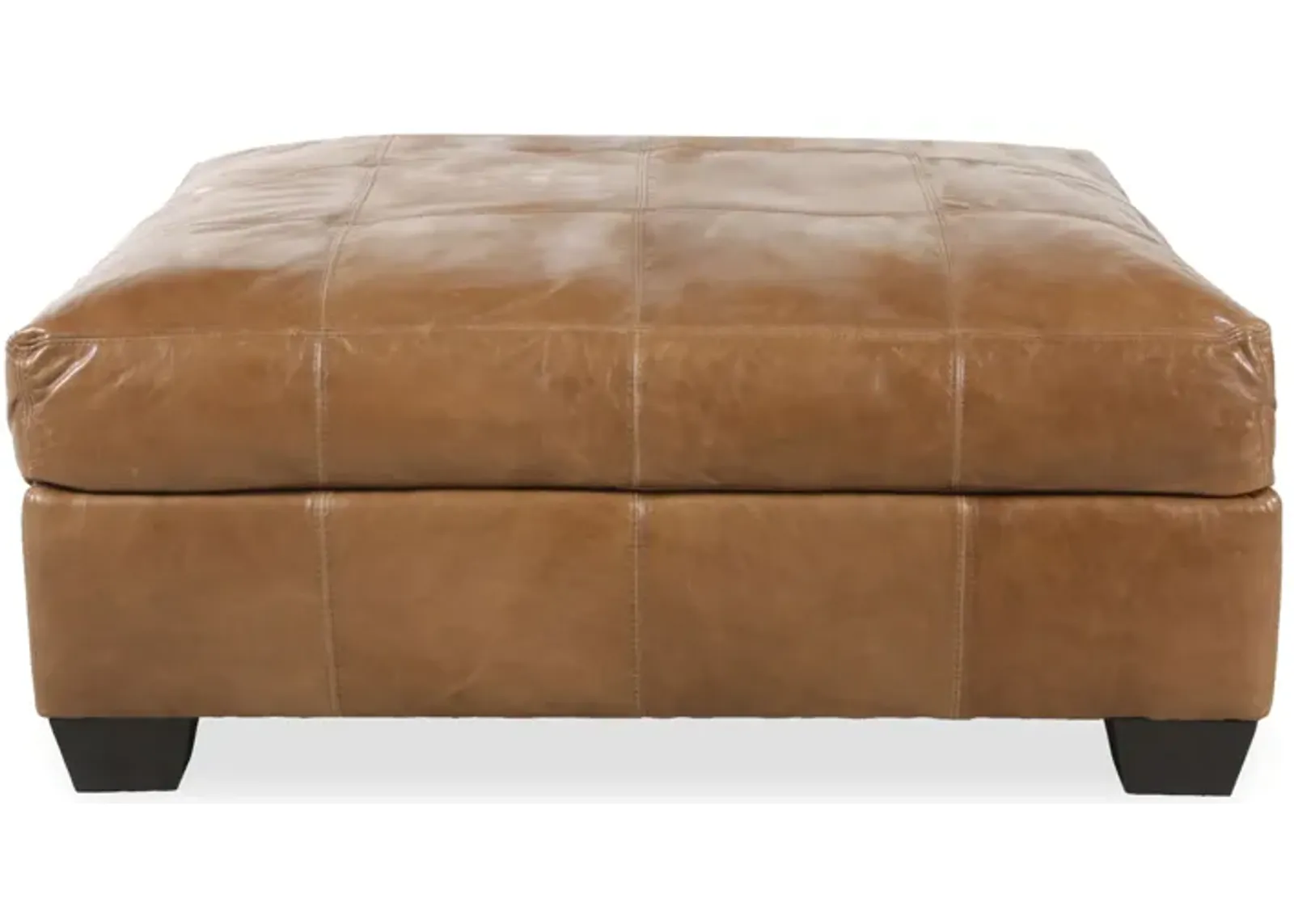 Riley Leather Ottoman