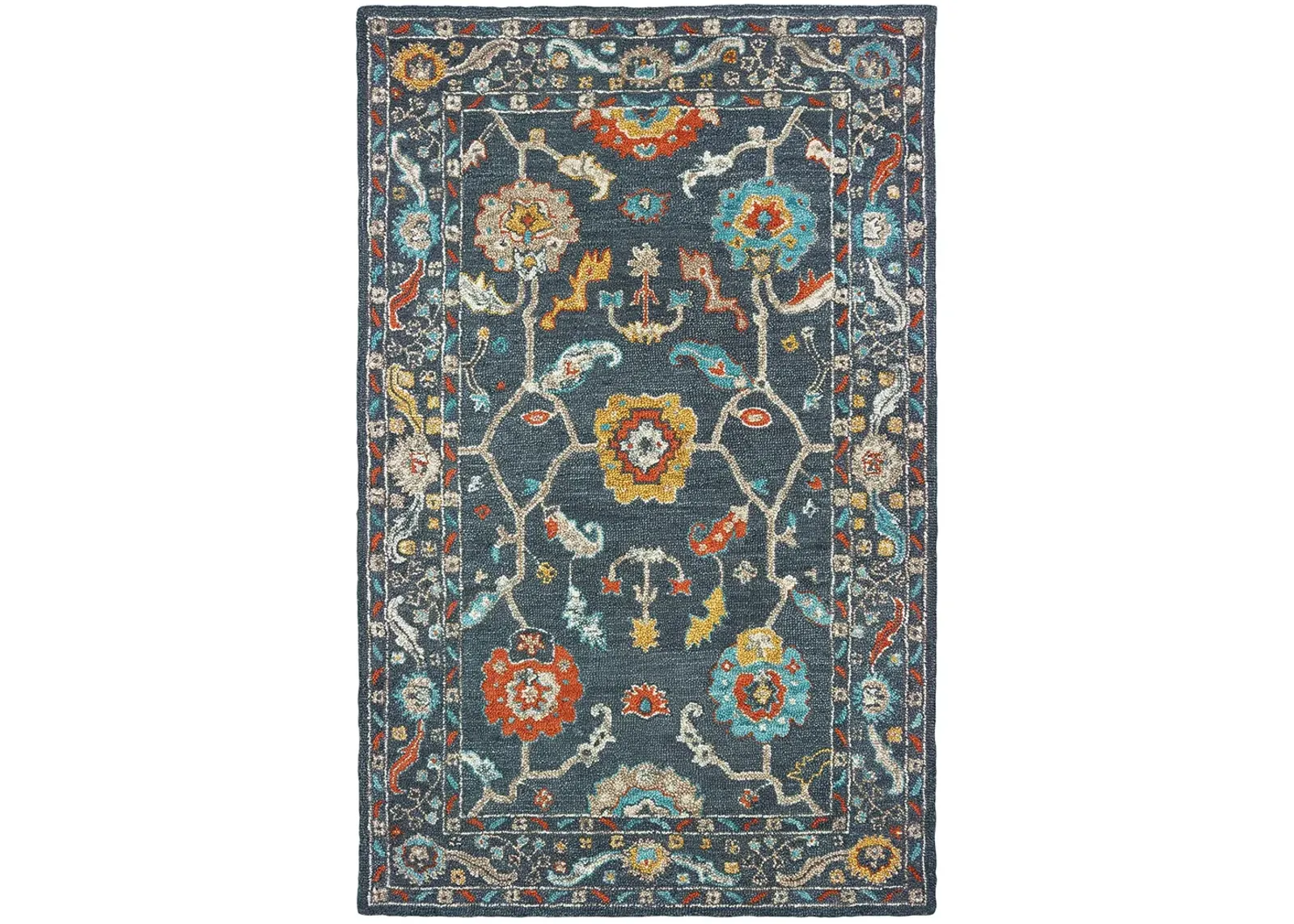 Zahra 10' x 13' Blue Rug