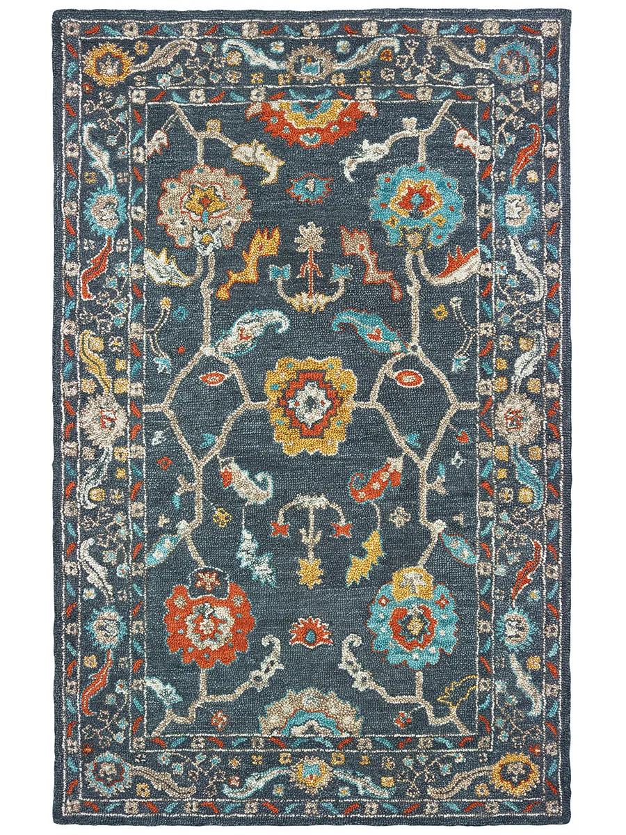 Zahra 10' x 13' Blue Rug