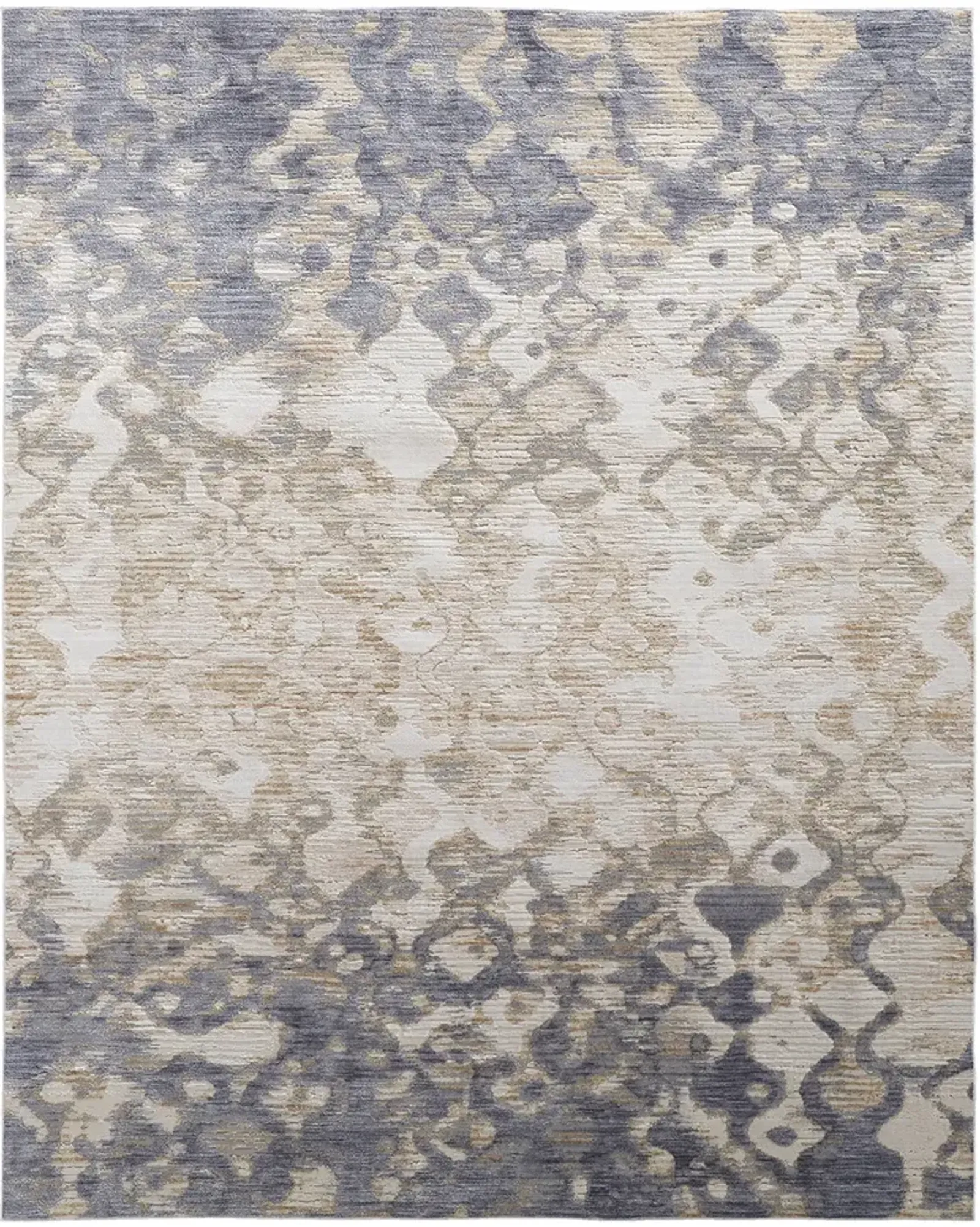 Laina 39G7F Tan/Ivory/Blue 3' x 8' Rug