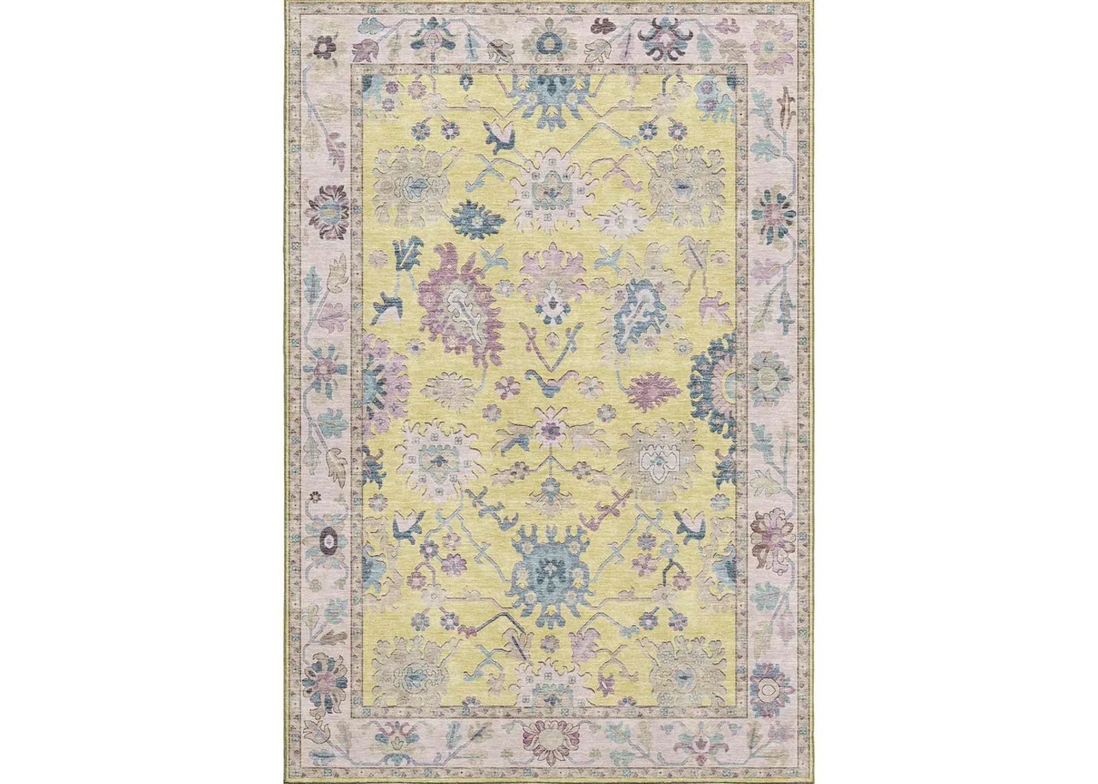 Hatay HY7 Yellow 30" x 46" Rug