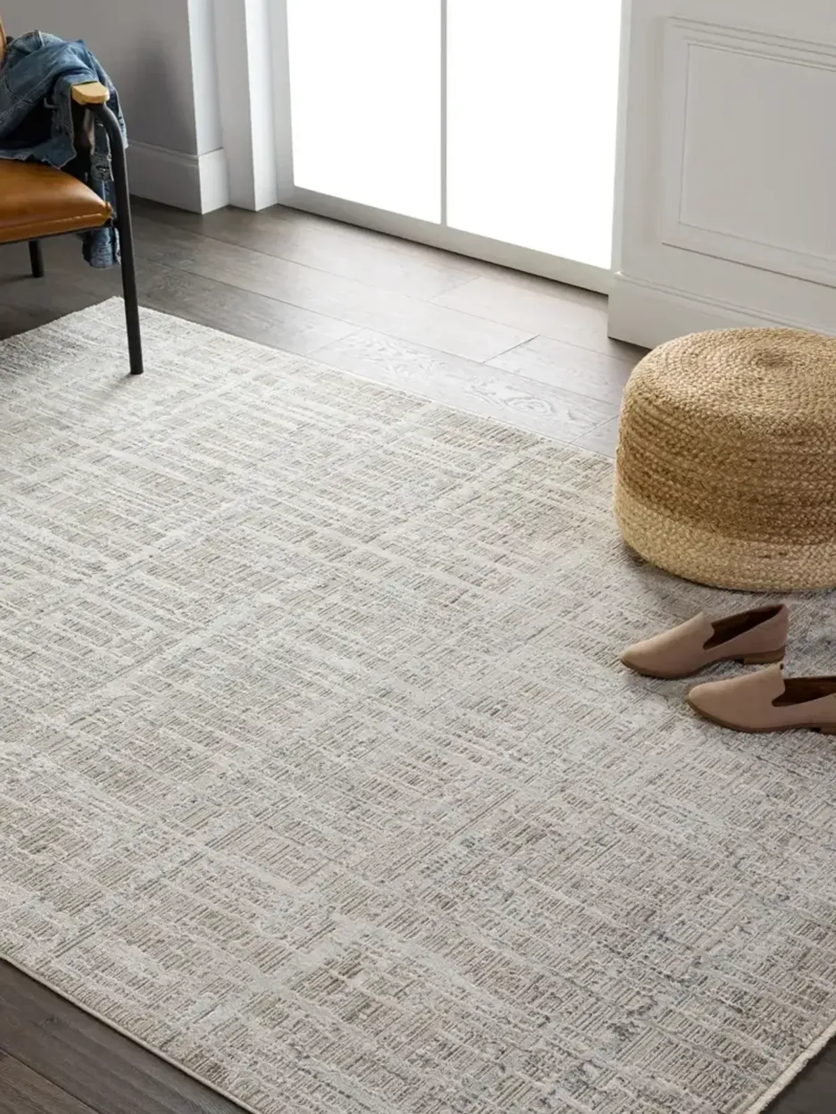 En Blanc Sovis Gray 5'3" x 7'6" Rug