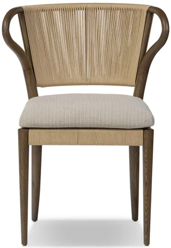 Amira Laine Natural Armless Dining Chair