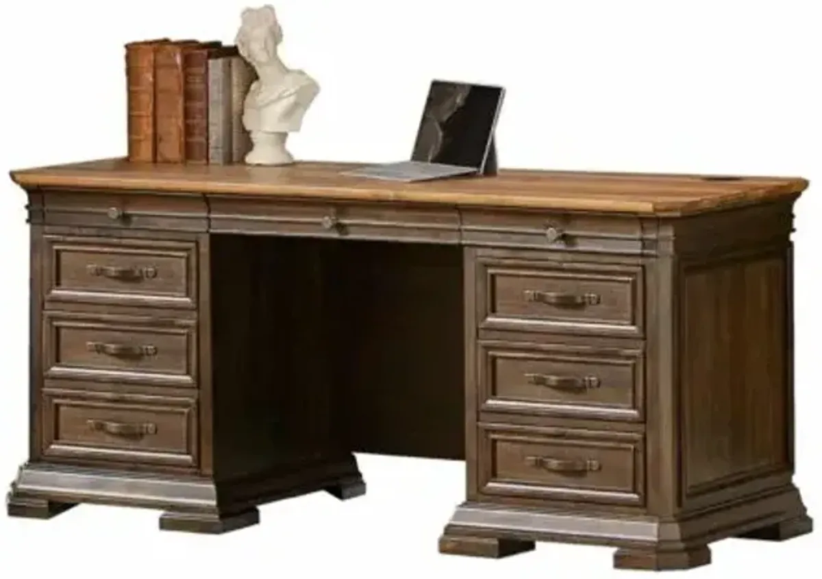 Double Pedestal Executive Desk