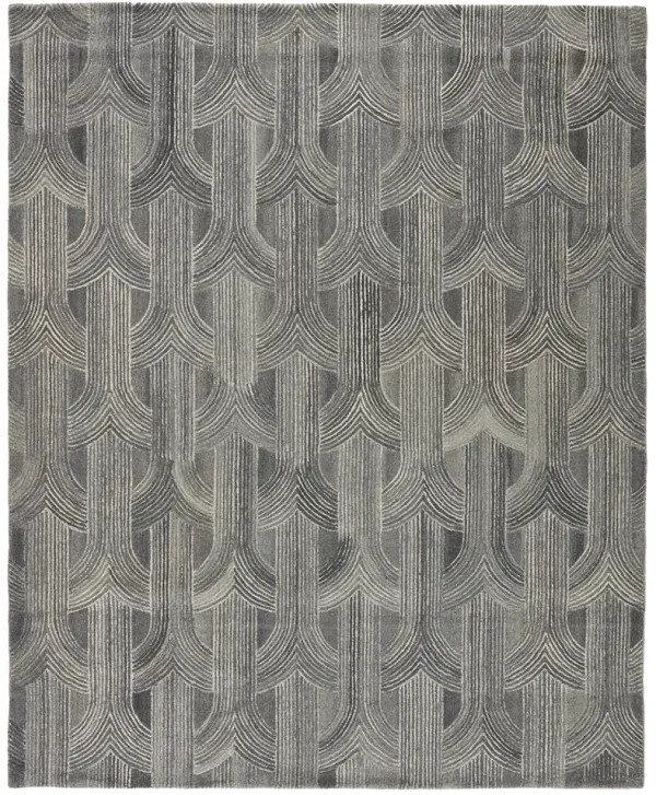 Pathwaysbyverde Home Manhattan Gray 10' Round Rug